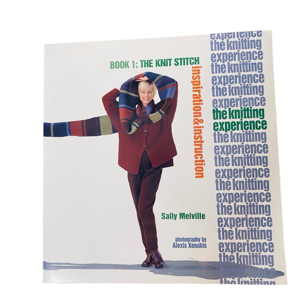 “The Knitting Experience” Book 1 By Sally Melville Softcover Patterns